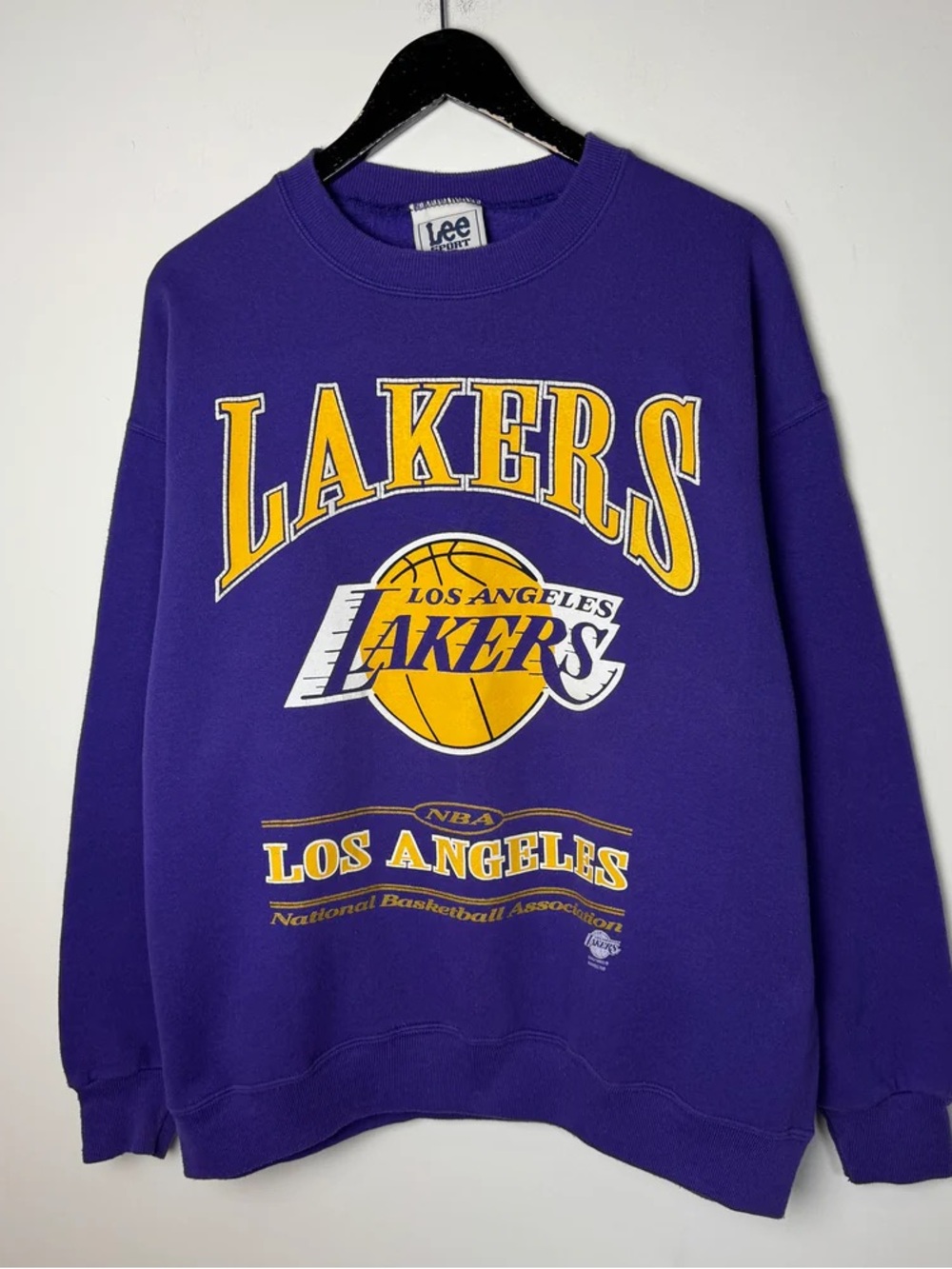 Vintage Los Angeles Lakers Purple Crewneck Sweatshirt
